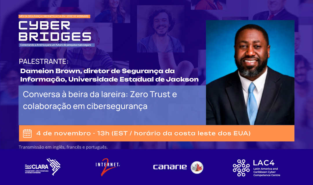 Está pronto para explorar a cibersegurança do futuro? Participe do terceiro encontro da Ciberpuentes