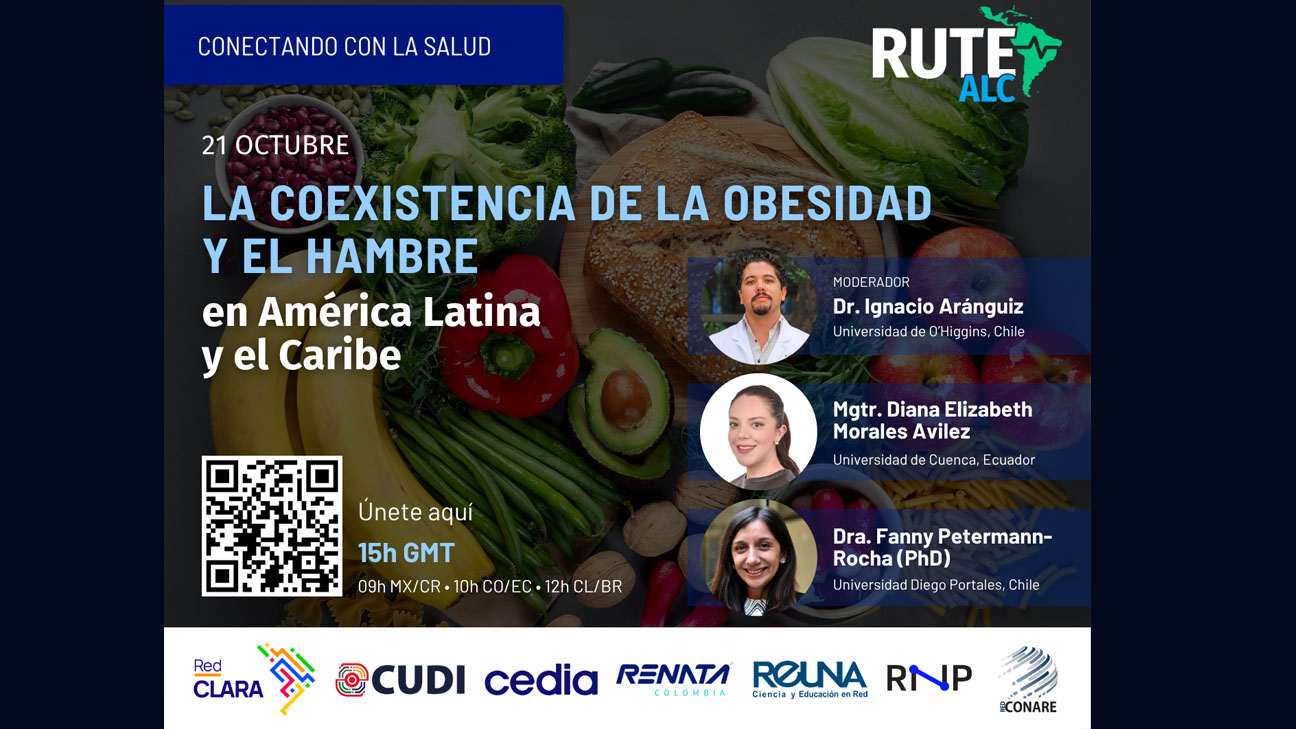 21 de octubre | Webinar RUTE-ALC: La coexistencia de la obesidad y el hambre en América Latina y el Caribe