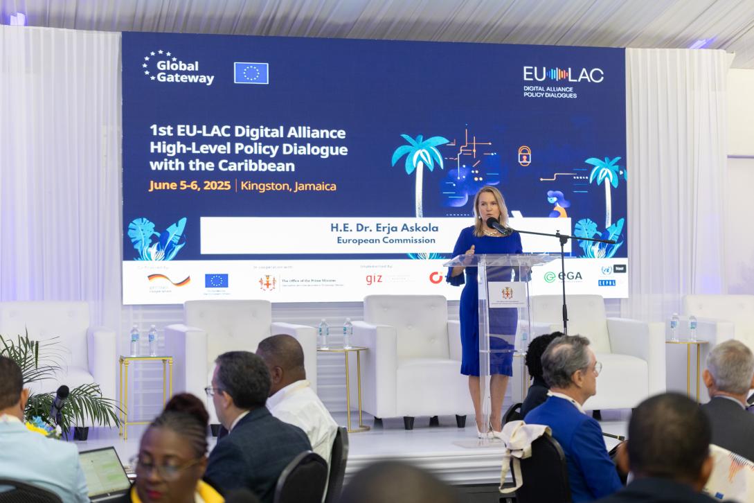 Parceiros da UE e do Caribe reúnem-se em Kingston para um diálogo de alto nível no quadro da Aliança Digital UE-CELAC