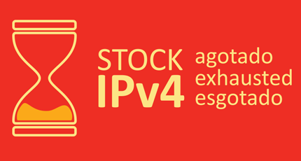 Stock IPv4 agotado / exhausted /esgotado